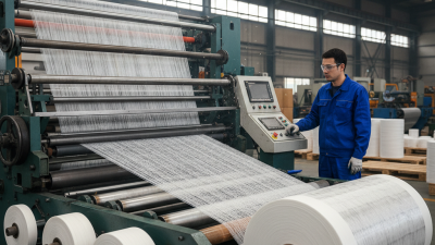 What is a fiberglass mesh machine and how does it work?