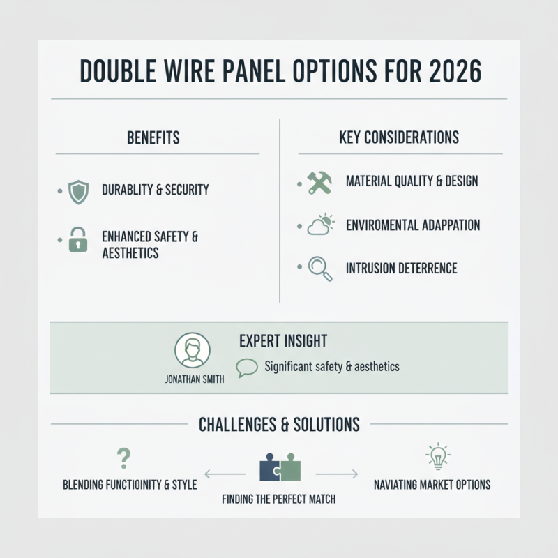 Best Double Wire Panel Options for 2026 What to Consider?