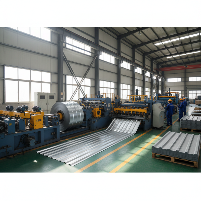 What is a corrugated iron roofing sheet making machine?