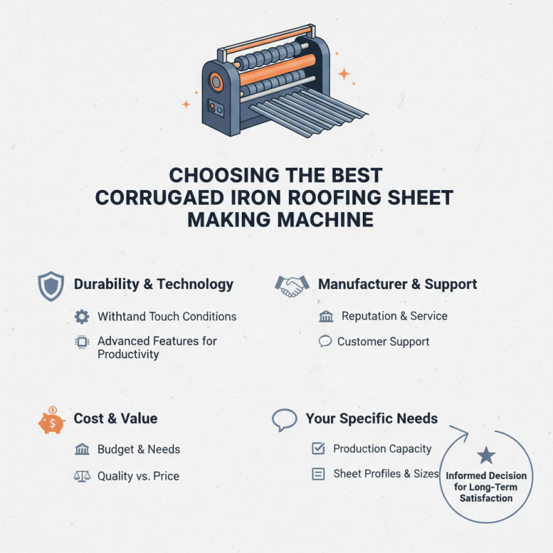 How to Choose the Best Corrugated Iron Roofing Sheet Making Machine?