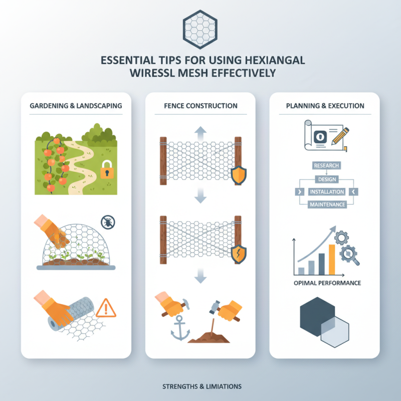 Essential Tips for Using Hexagonal Wire Mesh Effectively?