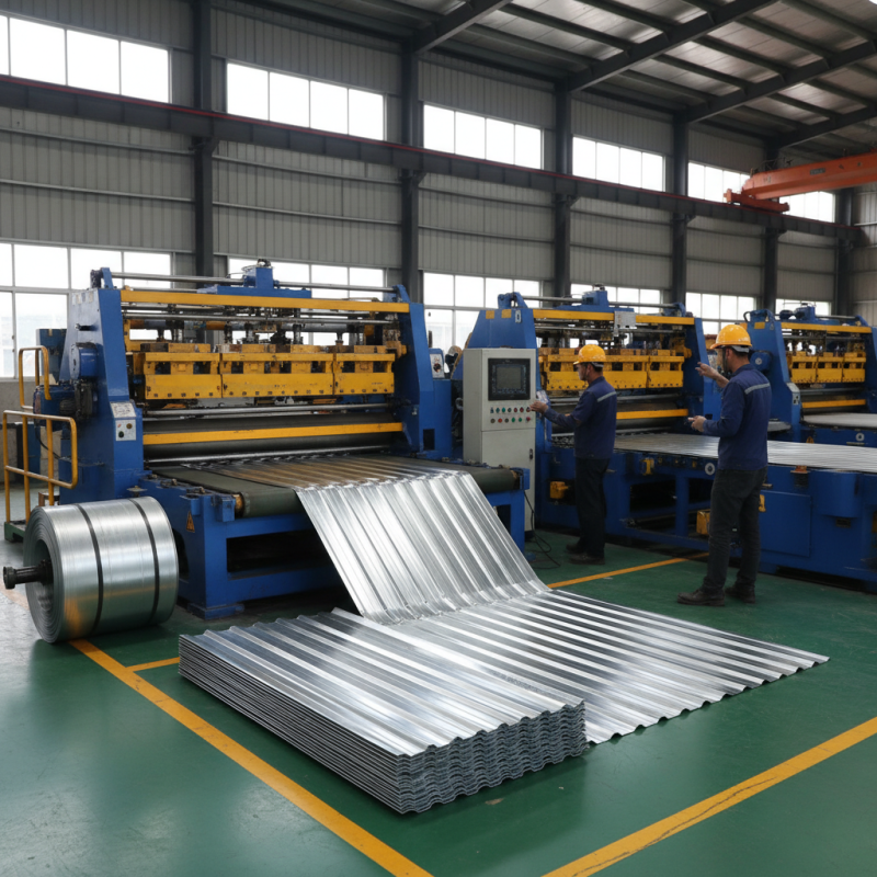 What is a corrugated iron roofing sheet making machine?