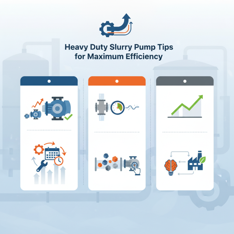 Heavy Duty Slurry Pump Tips for Maximum Efficiency?