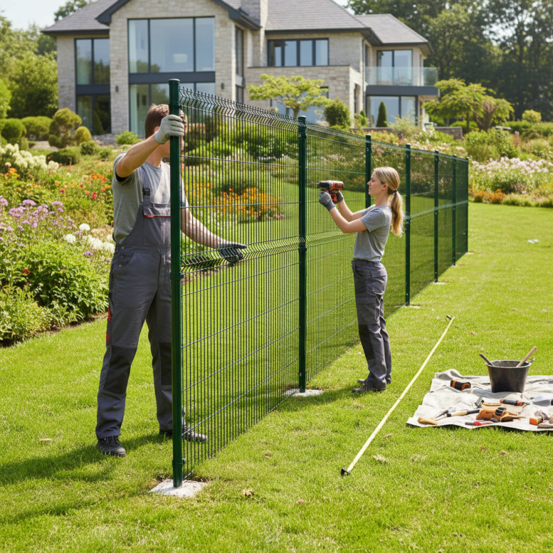 How to Install Double Wire Panel Fencing for Your Property?