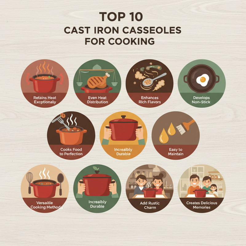 Top 10 Benefits of Cast Iron Casseroles for Cooking?