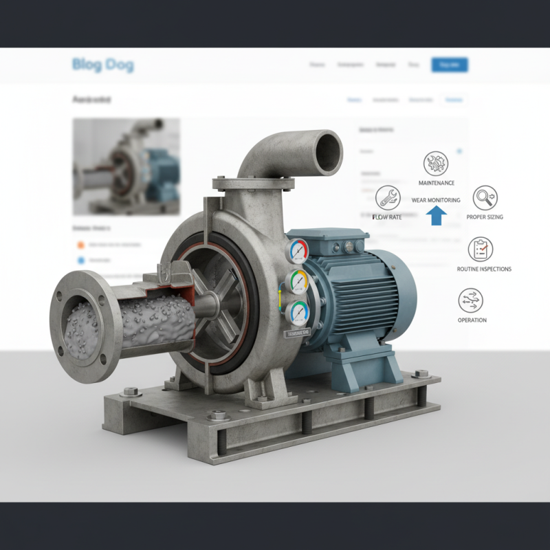 Heavy Duty Slurry Pump Tips for Optimal Performance?