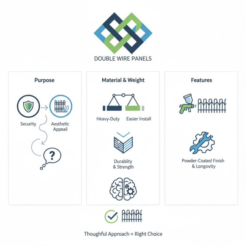 How to Choose the Best Double Wire Panel for Your Needs?