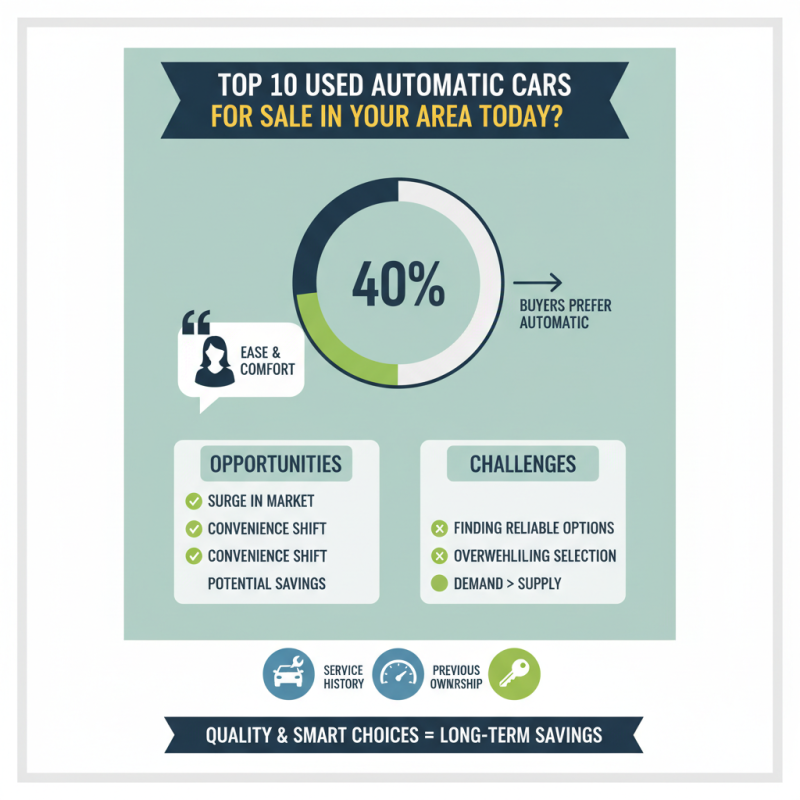 Top 10 Used Automatic Cars for Sale in Your Area Today?