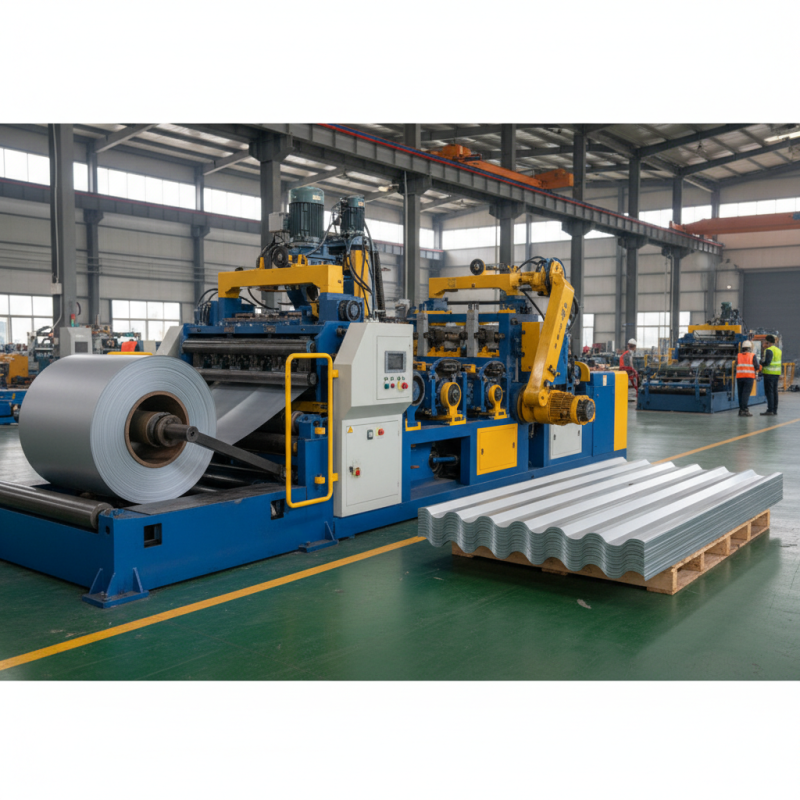 What is a corrugated iron roofing sheet making machine?