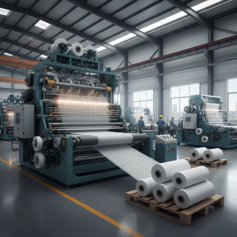 What is a fiberglass mesh machine and how does it work?