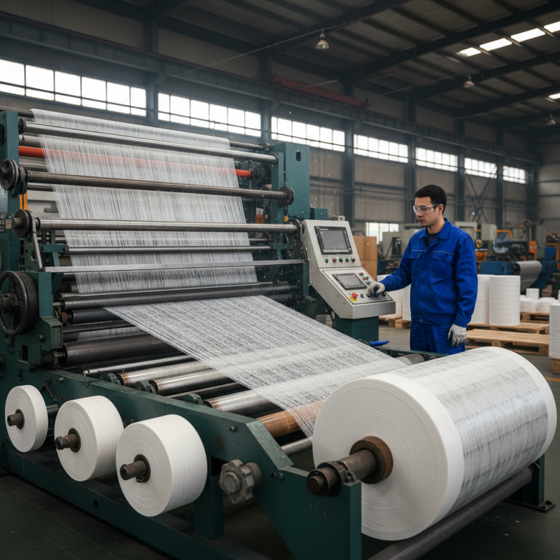 What is a fiberglass mesh machine and how does it work?