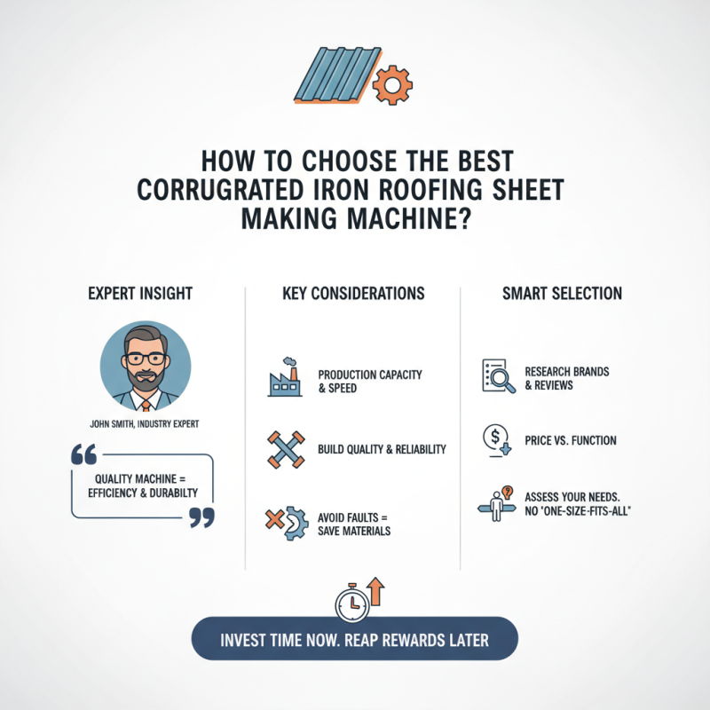 How to Choose the Best Corrugated Iron Roofing Sheet Making Machine?