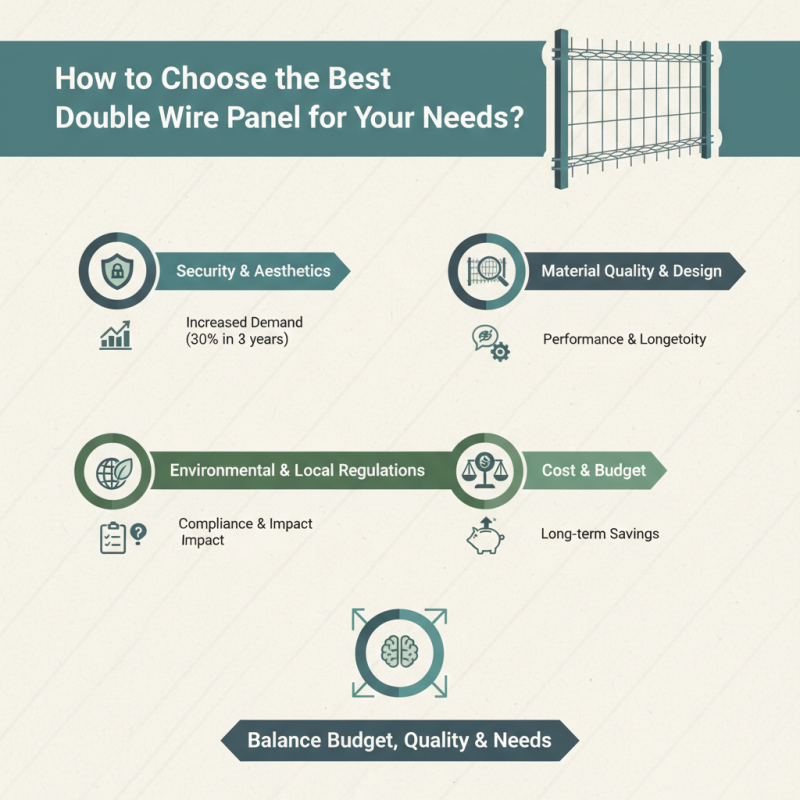 How to Choose the Best Double Wire Panel for Your Needs?