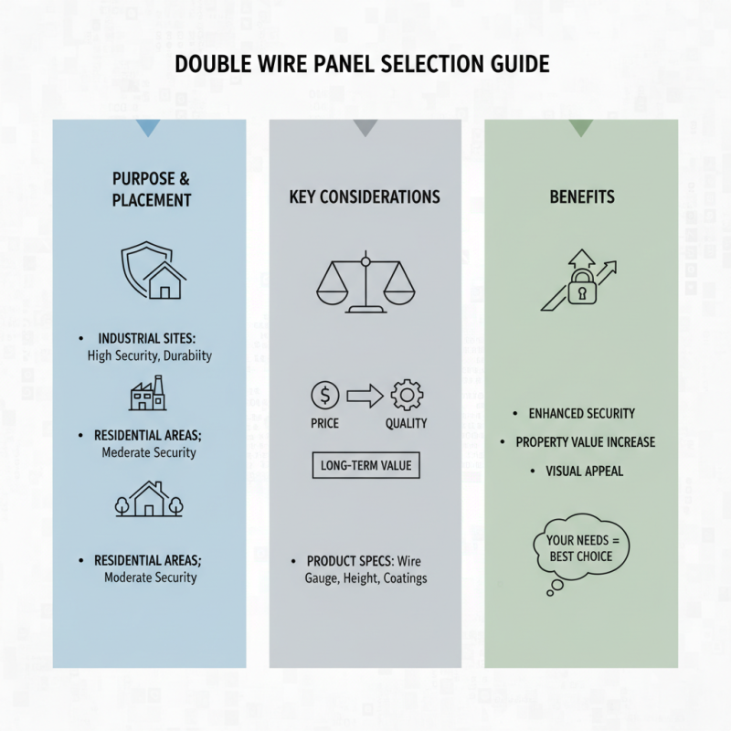 How to Choose the Best Double Wire Panel for Your Needs?
