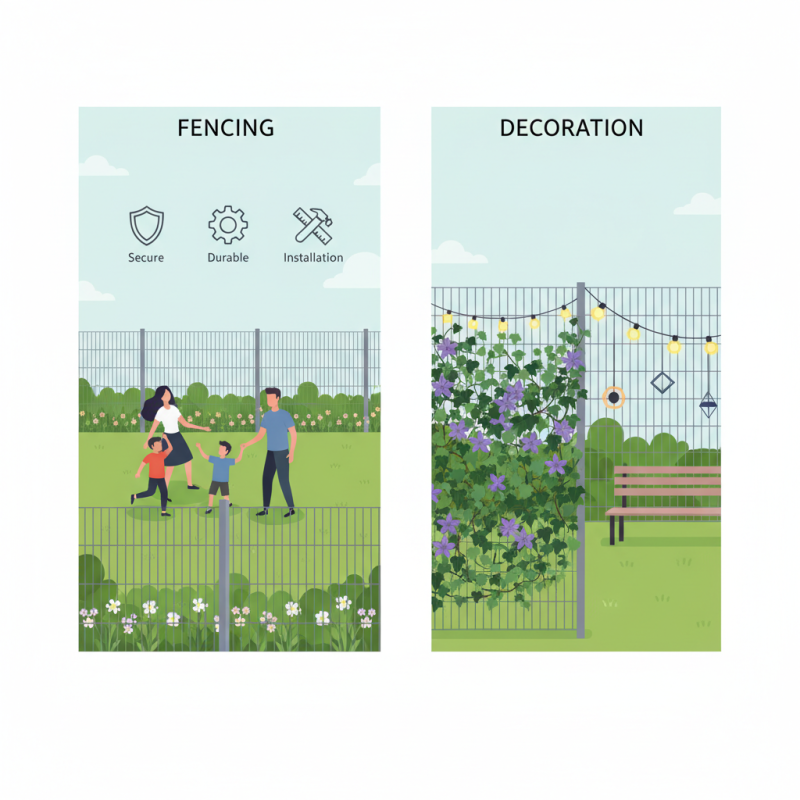 How to Use a Double Wire Panel for Fencing and Decoration?