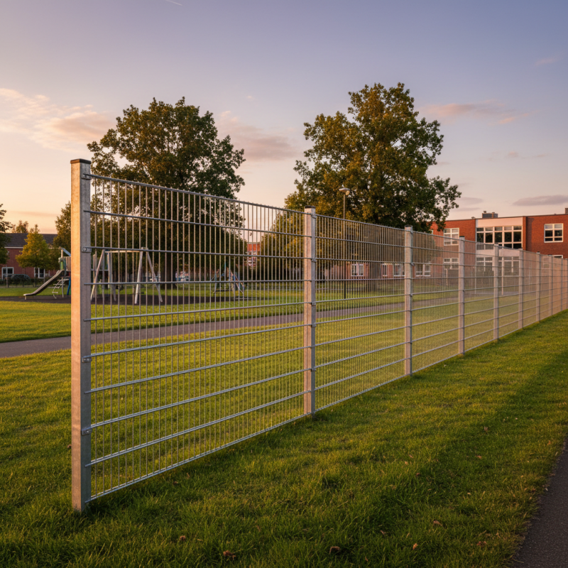 What is a double wire panel and its benefits in fencing?