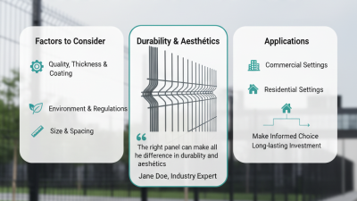 How to Choose the Best Double Wire Panel for Your Needs?