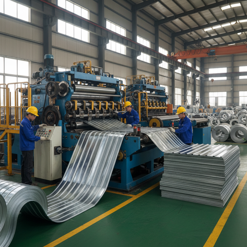 What is a corrugated iron roofing sheet making machine?