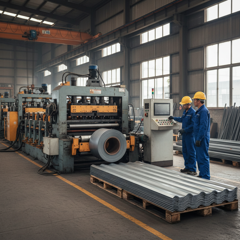 What is a corrugated iron roofing sheet making machine?