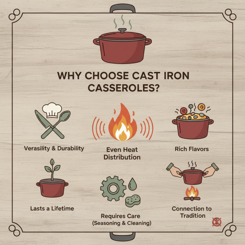 Why Choose Cast Iron Casseroles for Perfect Cooking?