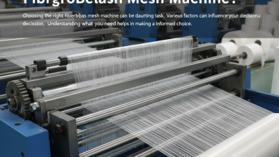 2026 How to Choose the Best Fiberglass Mesh Machine?