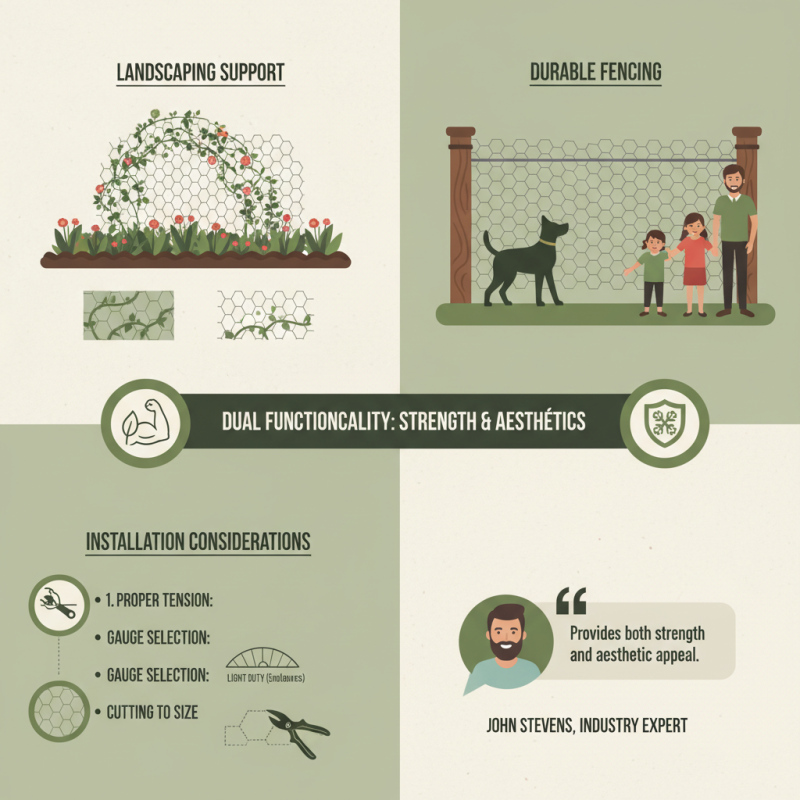 How to Use Hexagonal Wire Mesh for Landscaping and Fencing?