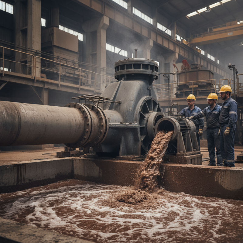 What is a heavy duty slurry pump and how does it work?