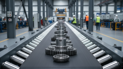 What is the purpose of conveyor belt rollers?