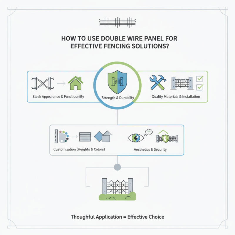 How to Use Double Wire Panel for Effective Fencing Solutions?
