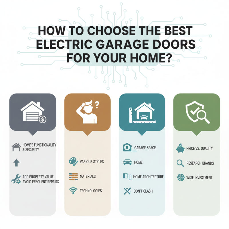 How to Choose the Best Electric Garage Doors for Your Home?