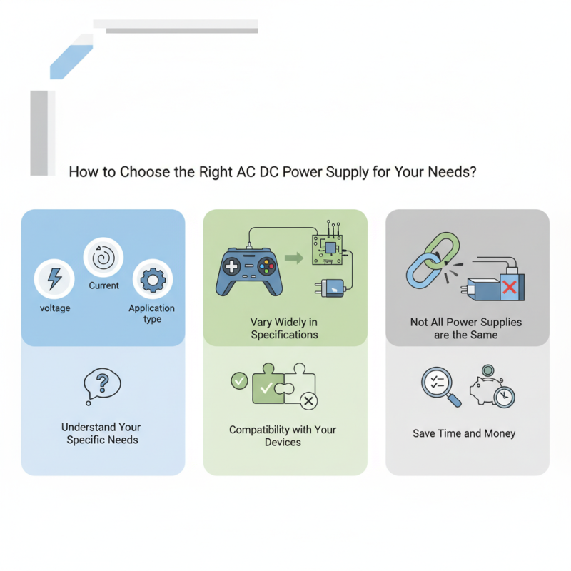 How to Choose the Right AC DC Power Supply for Your Needs?