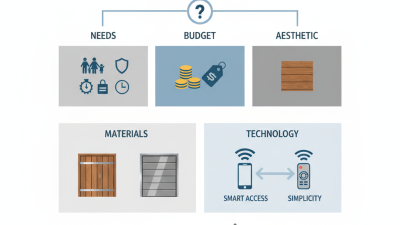 How to Choose the Best Electric Garage Doors for Your Home?