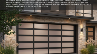 How to Choose the Best Electric Garage Doors for Your Home?