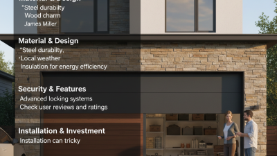 How to Choose Electric Garage Doors for Your Home?