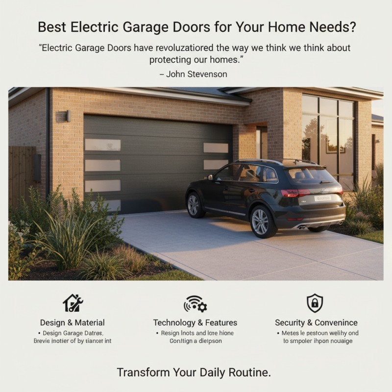 Best Electric Garage Doors for Your Home Needs?