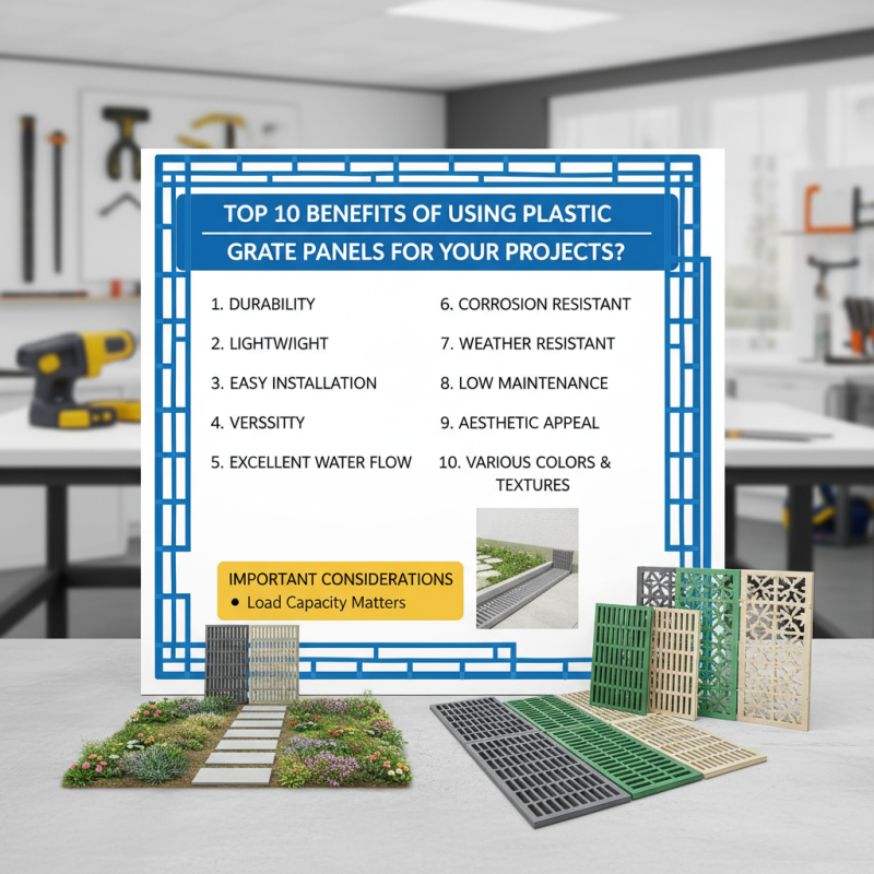 Top 10 Benefits of Using Plastic Grate Panels for Your Projects?