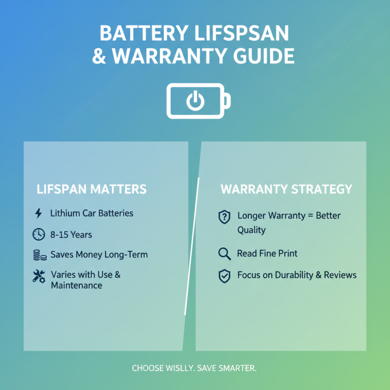 How to Choose the Best Lithium Car Battery for Your Vehicle?