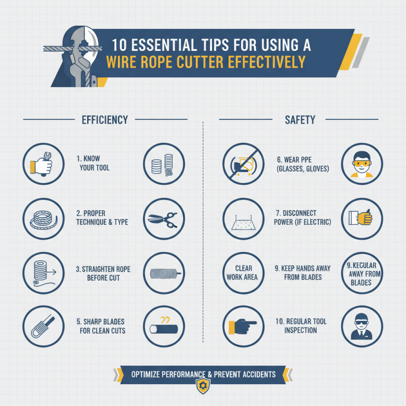10 Essential Tips for Using a Wire Rope Cutter Effectively?