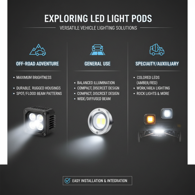 Why Choose Led Light Pods for Your Vehicle Lighting Needs?