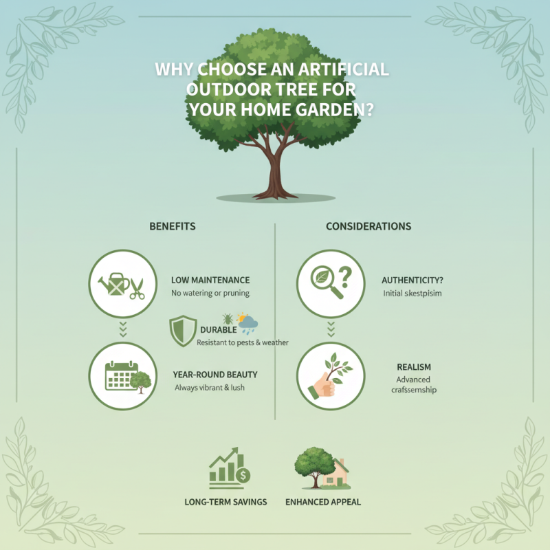 Why Choose an Artificial Outdoor Tree for Your Home Garden?