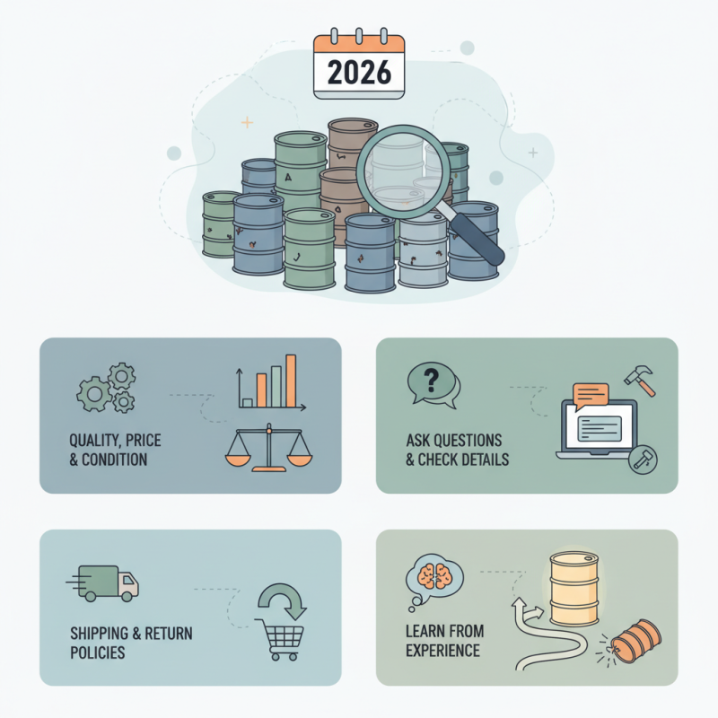 2026 How to Find the Best Used Iron Drum for Sale Online?