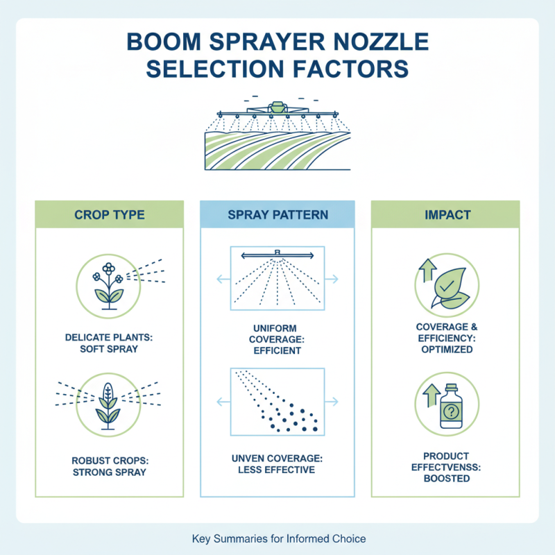 How to Choose the Right Boom Sprayer Nozzles for Your Agricultural Needs?