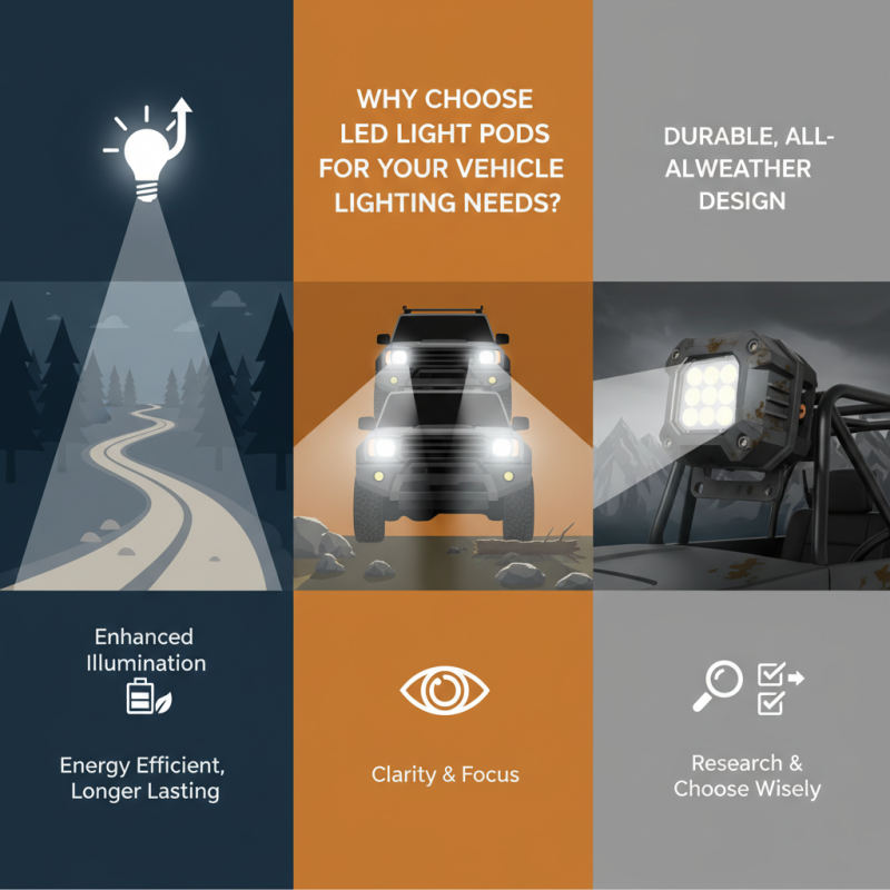 Why Choose Led Light Pods for Your Vehicle Lighting Needs?