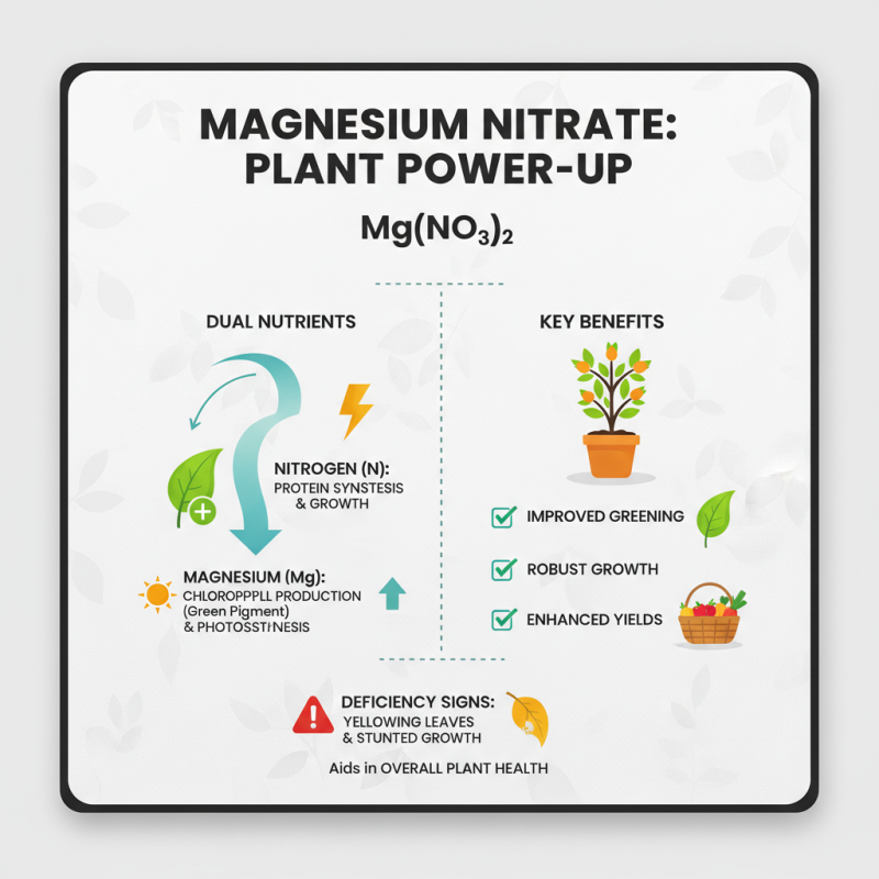 How to Use Magnesium Nitrate Powder for Plant Growth?