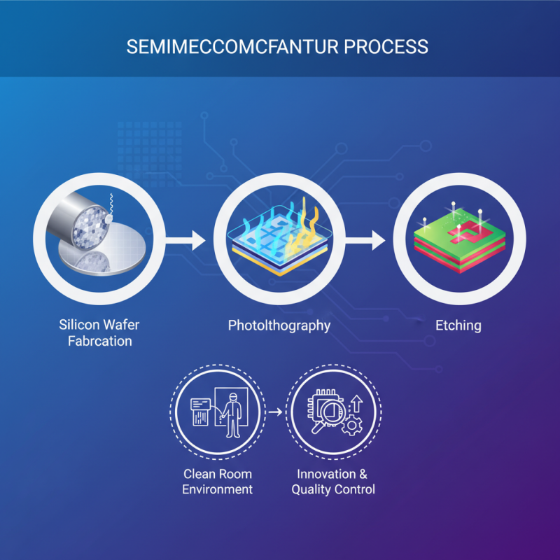 What are the key steps in the semiconductor process?