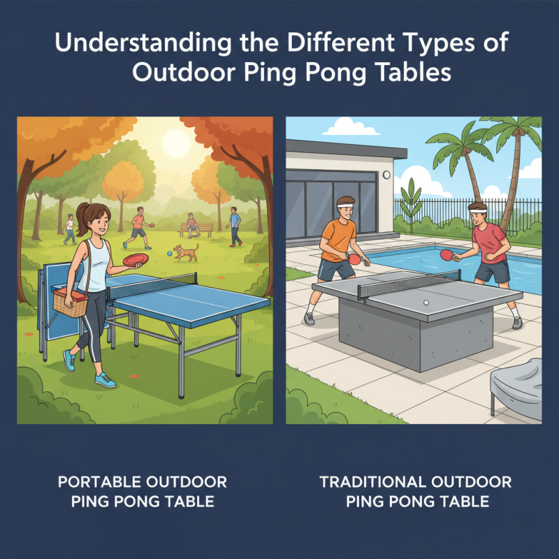 How to Choose the Best Outdoor Foldable Ping Pong Table for Your Needs