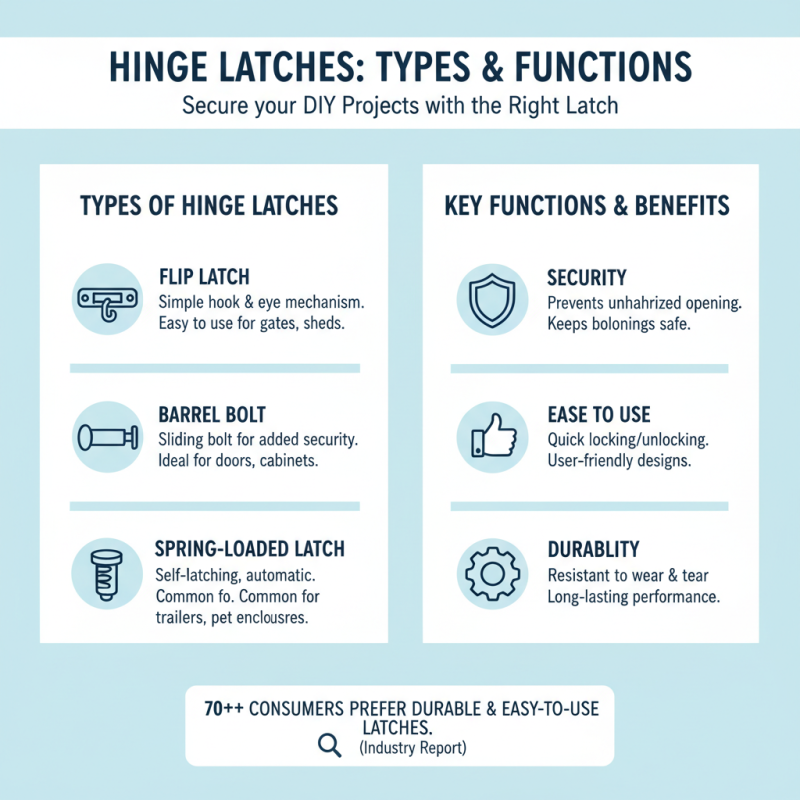 Best Hinge Latch Options for Your DIY Projects?