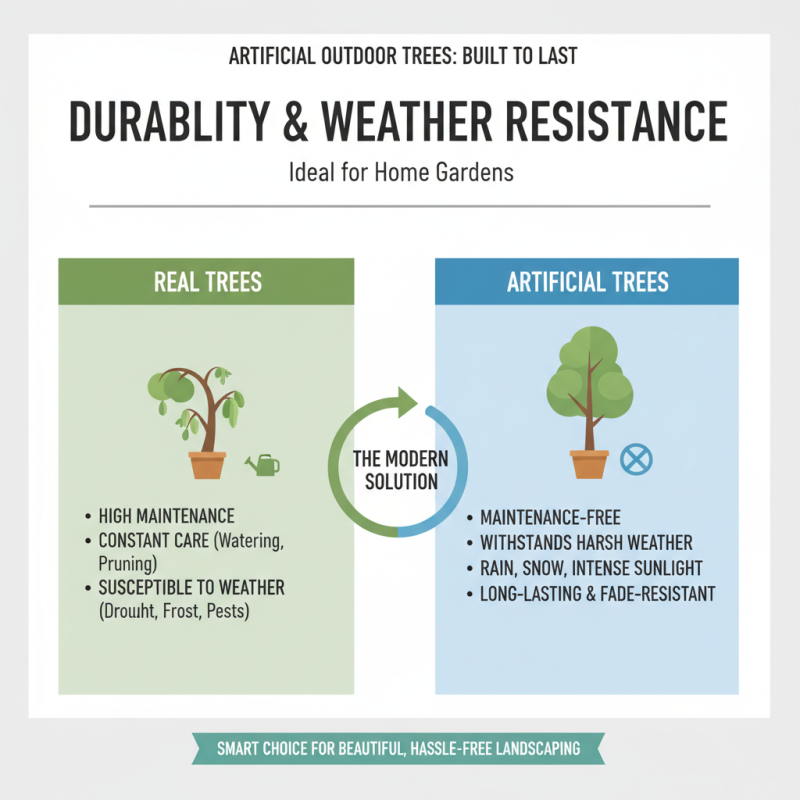 Why Choose an Artificial Outdoor Tree for Your Home Garden?
