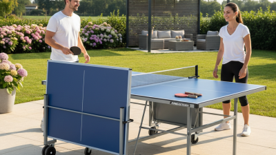 How to Choose the Best Outdoor Foldable Ping Pong Table for Your Needs