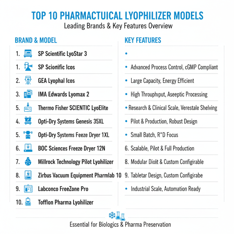 Top 10 Pharmaceutical Lyophilizer Models You Should Know?